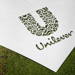 paper cutout logo mockup