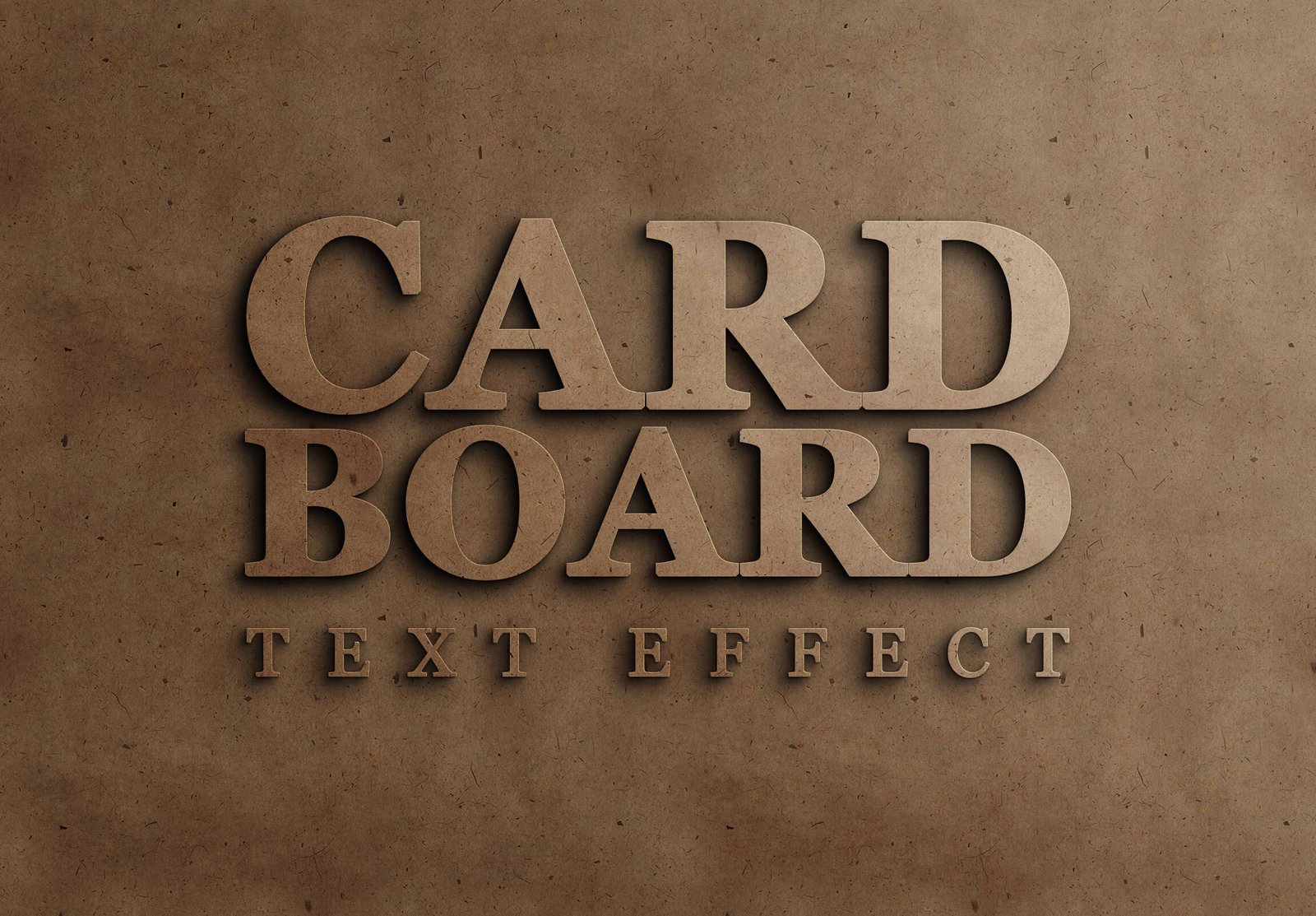 cardboard-text-effect-free-psd-download