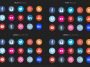 Flat and Polygon social media icons free download, facebook, stumbleupon, twitter, youtube, linkedin,vine,dribbble,tumblr,flickr,google plus,pinterest, reddit, instagram, behance, rss icon download