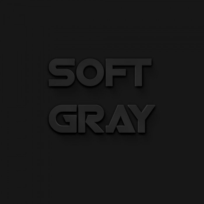 Soft gray text effect free psd