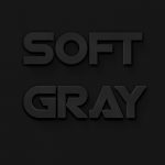 Soft gray text effect free psd download