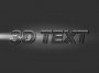 3D text effect photoshop psd free download