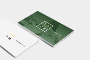 clean business card mockup