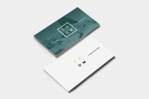 Business card mockup template