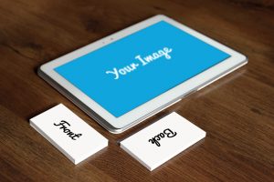 free business card mockup