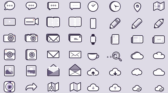 Free icons PSD