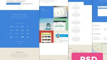 Free Web Design PSD templates