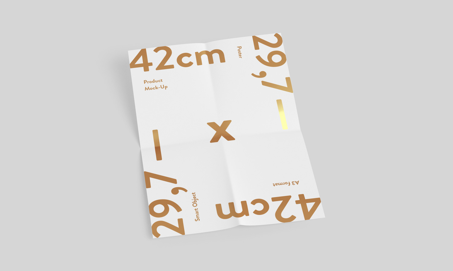 Download Free A3 Poster MockUp Template