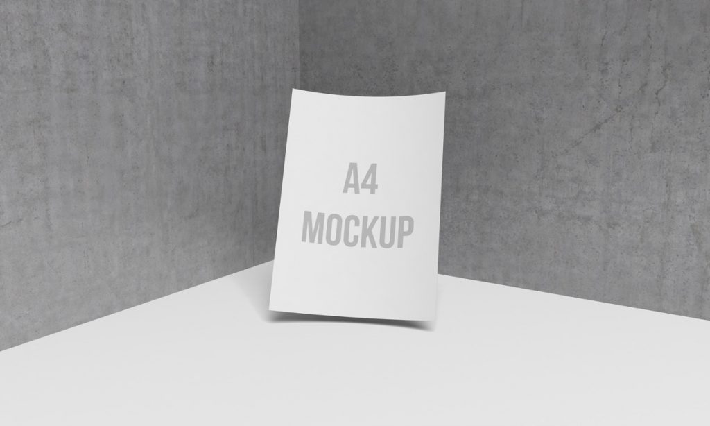 Download Free A4 Letterhead MockUp Vol 2