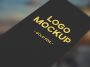 gold foil free logo mockup