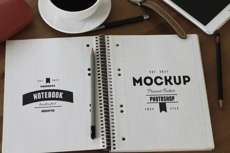 Drawing Mockup - Free Vectors & PSDs to Download