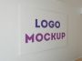 office wall logo mockup