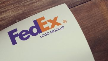 free paper logo mockup template