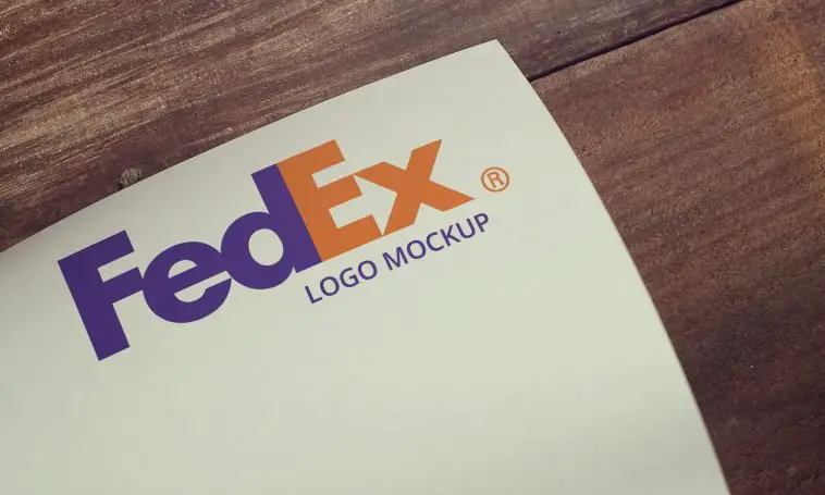 free paper logo mockup template