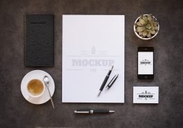 Stationary mockup set free