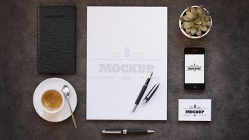 Stationary mockup set free