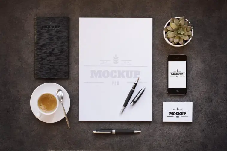 Stationary mockup set free