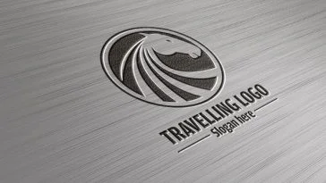 stone engraved logo mockup