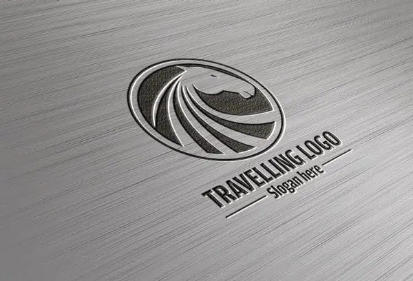 stone engraved logo mockup