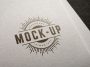 free paper logo mockup