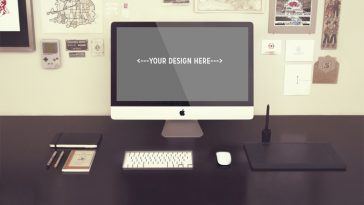 free imac mockup