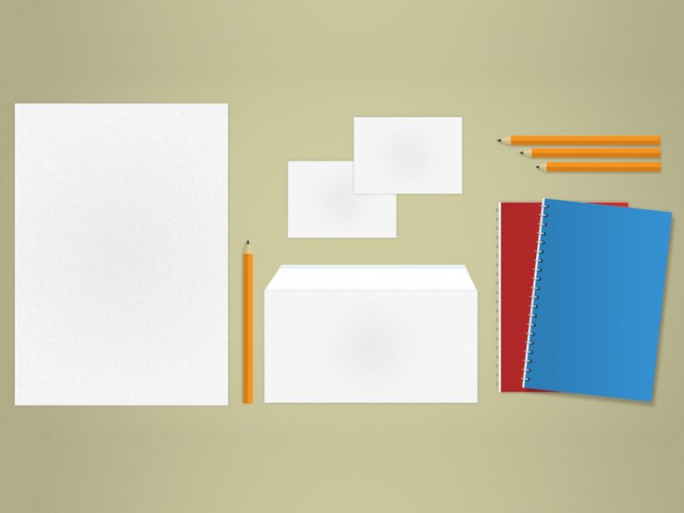 free stationary mockup