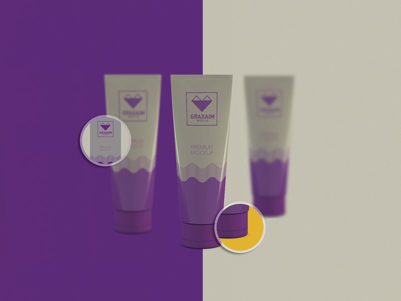 Download Free Cosmetic Packaging MockUp