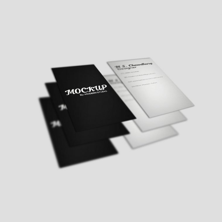 free business card mockups