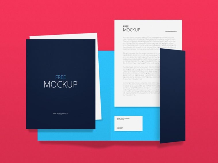 free corporate identity mockup