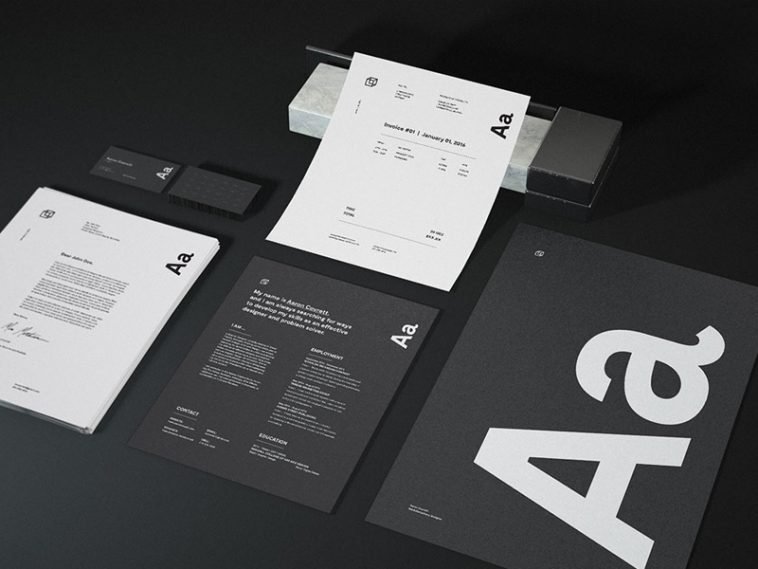 free stationary mockup