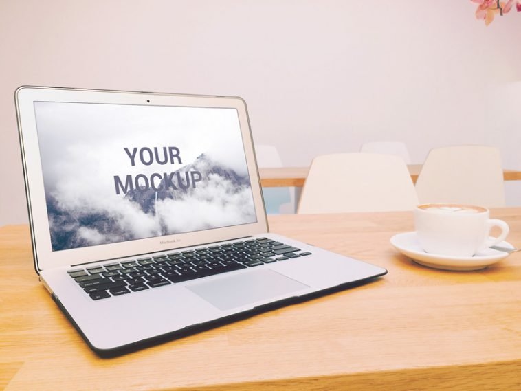free mackbook air mockup