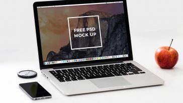 free macbook pro mockup template