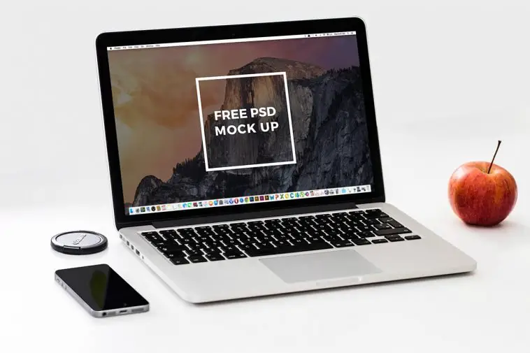 free macbook pro mockup template