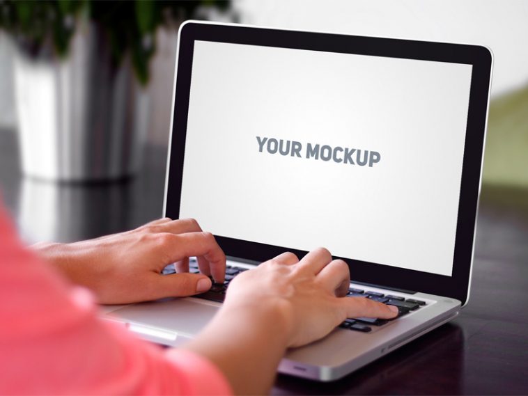 free macbook pro mockup psd