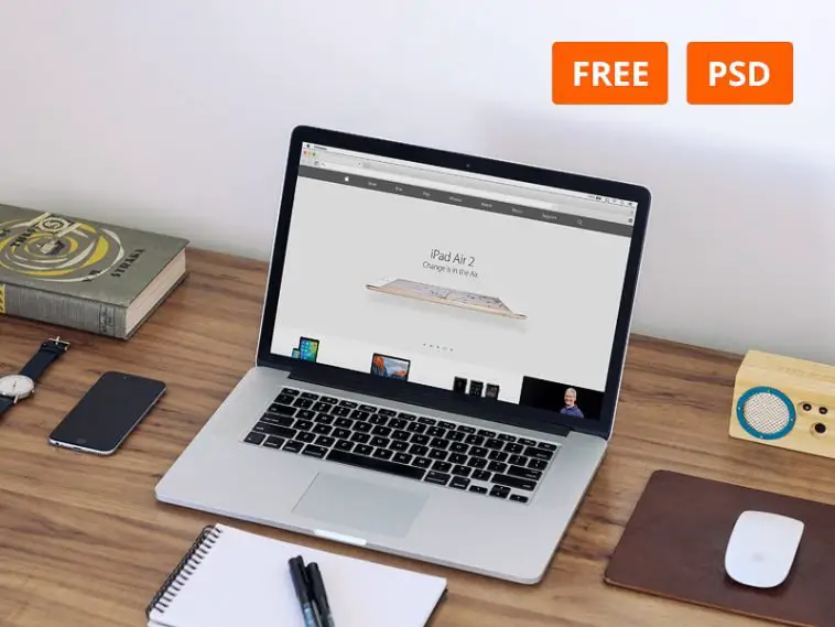 free mackbook mockup