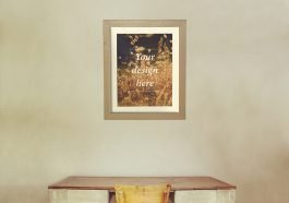 poster and photo frame mockup