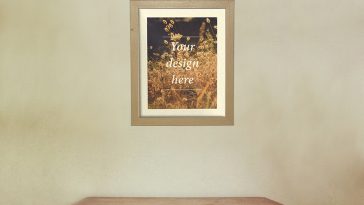 poster and photo frame mockup