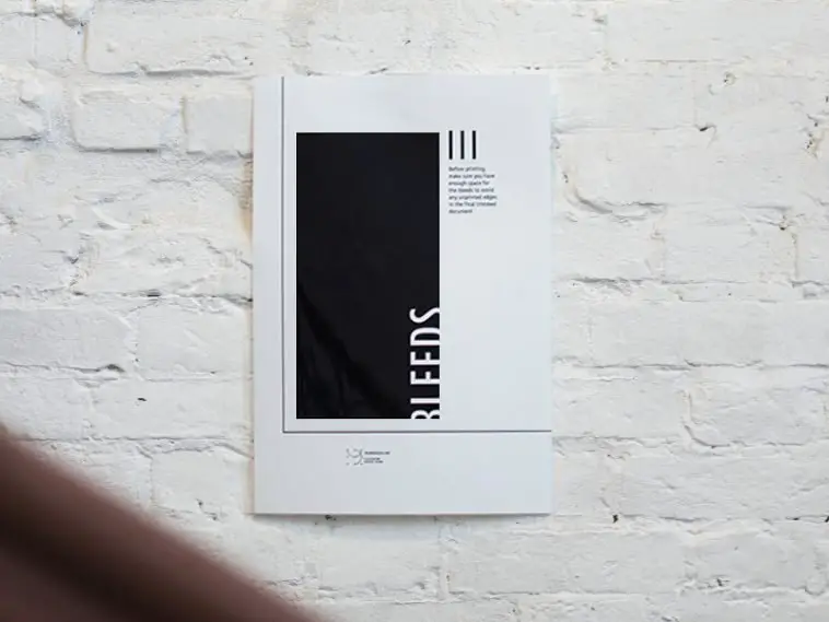 free poster on wall mockup