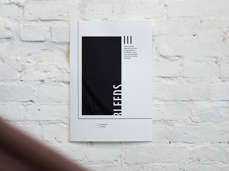 Download Free Poster on Wall MockUp