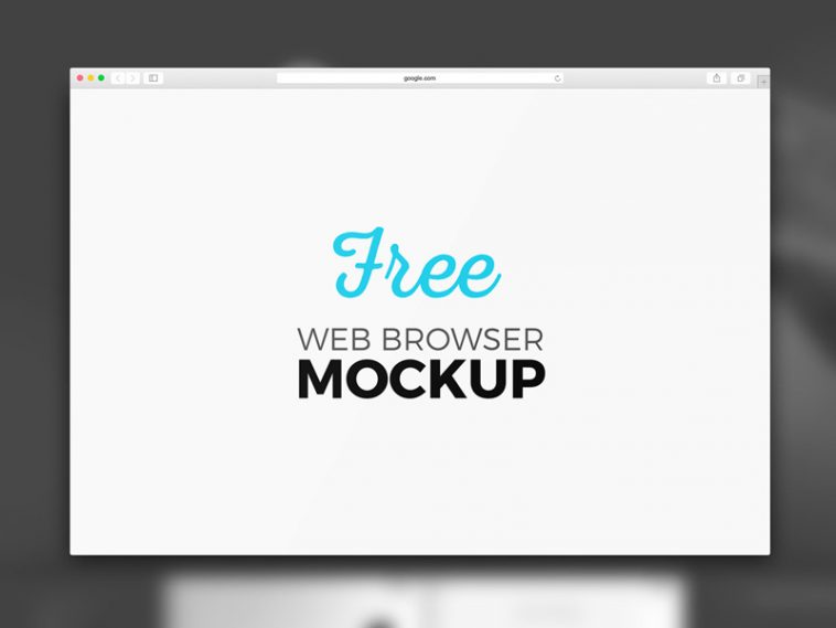 free web browser mockup