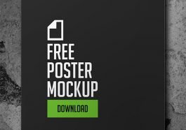 free poster mockup