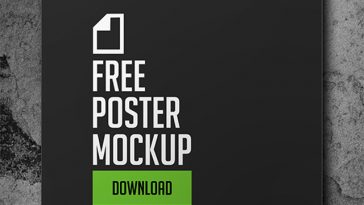 free poster mockup