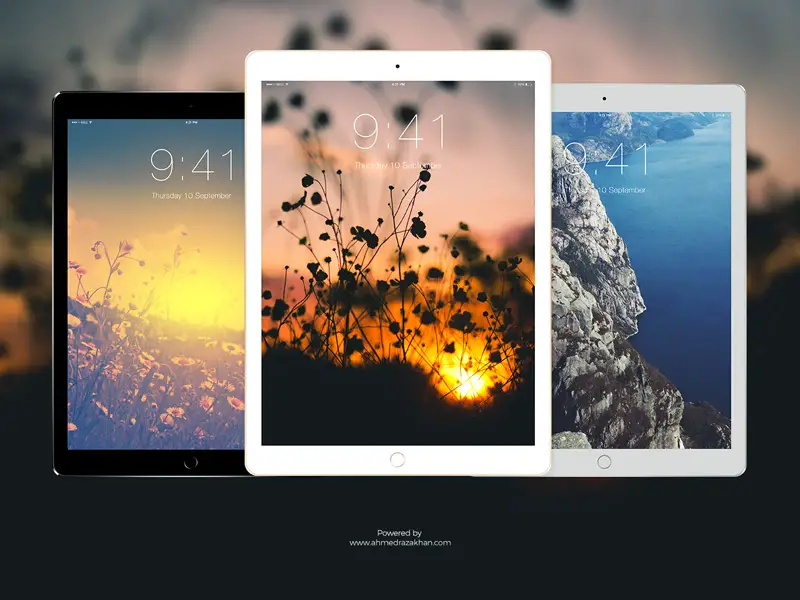 Free iPad Pro MockUp PSD