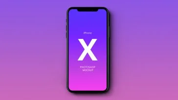 free iphone x mockup psd