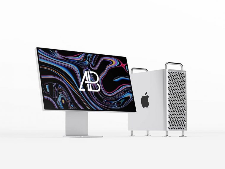 Mac Pro 2019 MockUp PSD Free Download