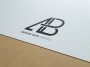 Textured Paper Logo MockUp