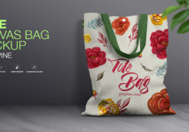 canvas bag mockup