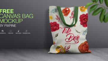 canvas bag mockup