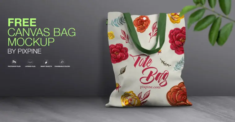 canvas bag mockup