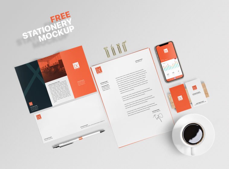 free stationery mockup